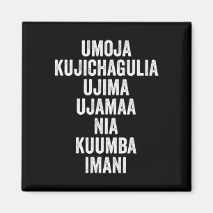 Kwanzaa - Seven Principles  Magnet
