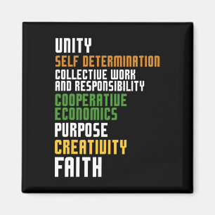 Kwanzaa Seven Principles Unity Self Determination Magnet