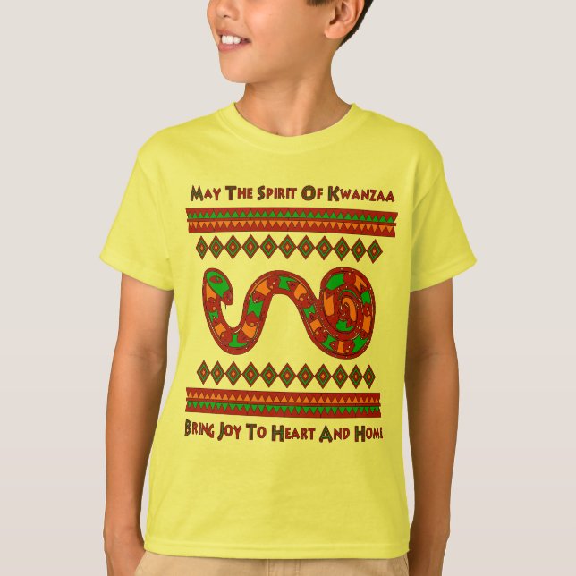 Kwanzaa Snake T-Shirt (Front)