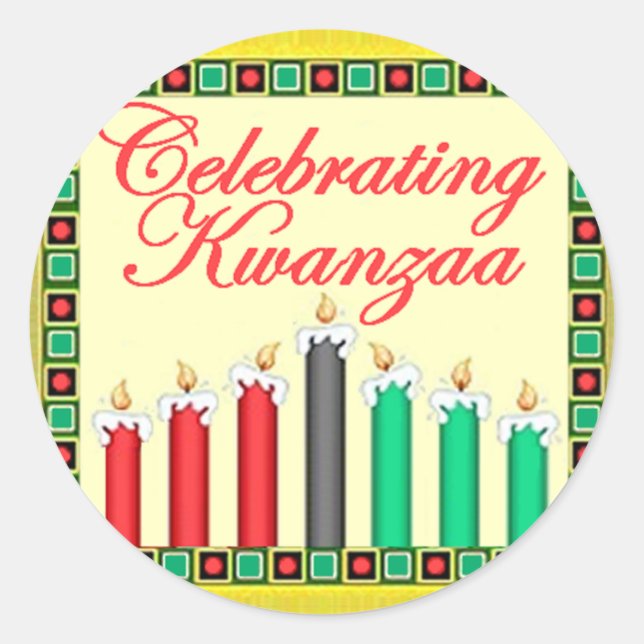 KWANZAA Sticker (Front)