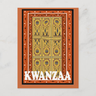 Kwanzaa - Stone carvings Postcard
