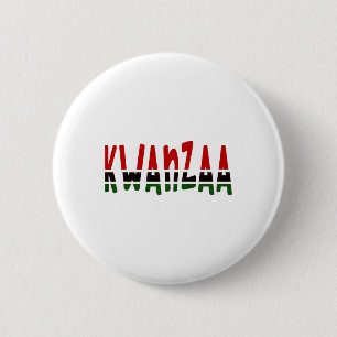 Kwanzaa Unity Love African American Men Women Boys 6 Cm Round Badge