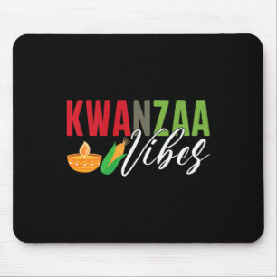 Kwanzaa Vibes African American Harvest Festival  Mouse Pad