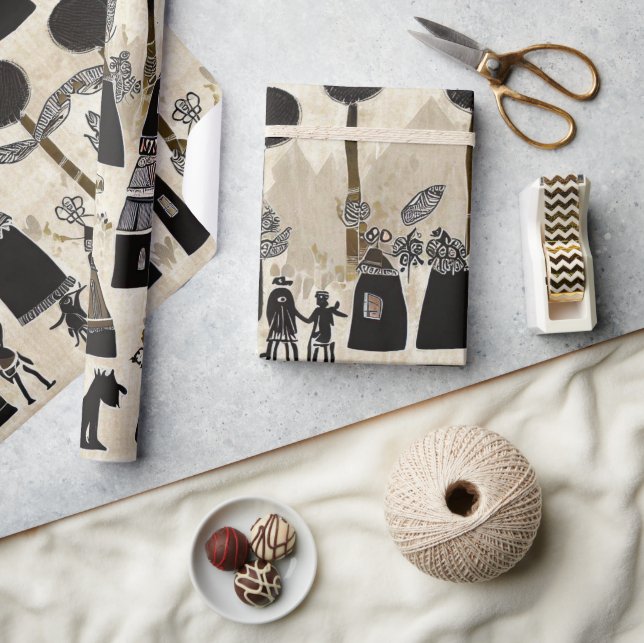 Kwanzaa Wrapping Paper (Crafts)