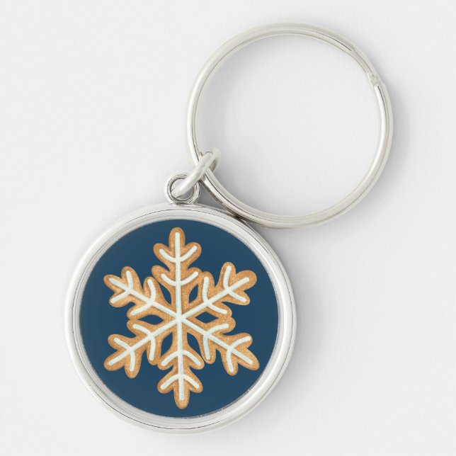 KWhimsical Christmas Cookie Icons keychain (Front)