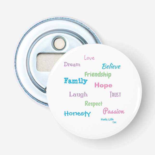 Kwig Life TM Bottle Opener (Front)