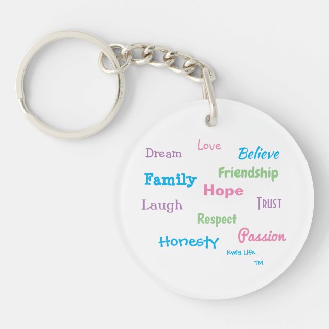 Kwig Life TM Key Ring (Front)