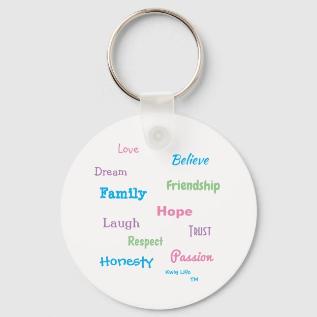 Kwig Life TM Keychain (Front)
