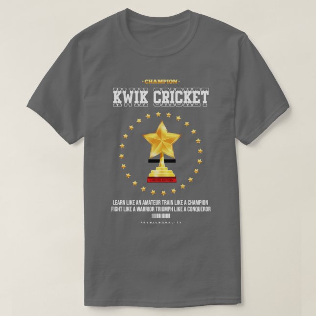 Kwik cricket3  T-Shirt (Design Front)