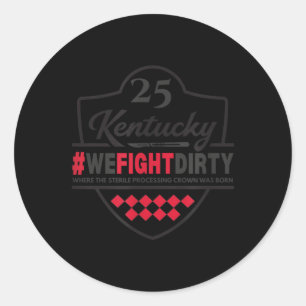Ky25 Where The Sterile Processing Crown Was Born Classic Round Sticker