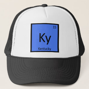 Ky - Kentucky State Chemistry Periodic Table Trucker Hat