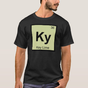 Ky - Key Lime Pie Chemistry Periodic Table Symbol T-Shirt