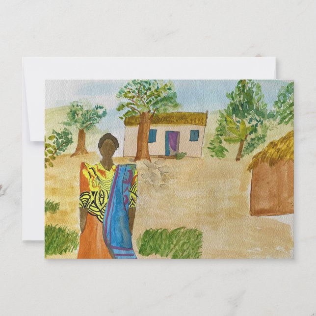 "Kyeeya Woman" Notecard (Front)