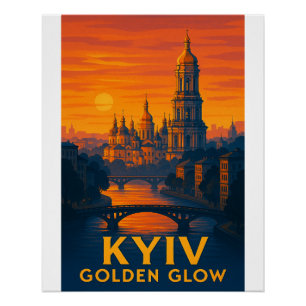 Kyiv Golden Glow” Poster