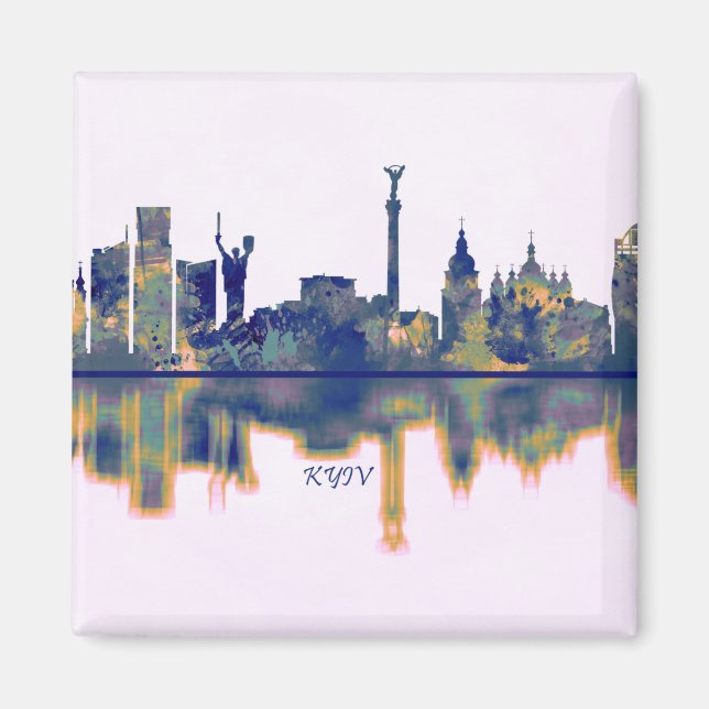 Kyiv Skyline Magnet (Front)