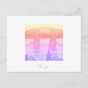 Kyiv Ukraine City View Architecture Postcard