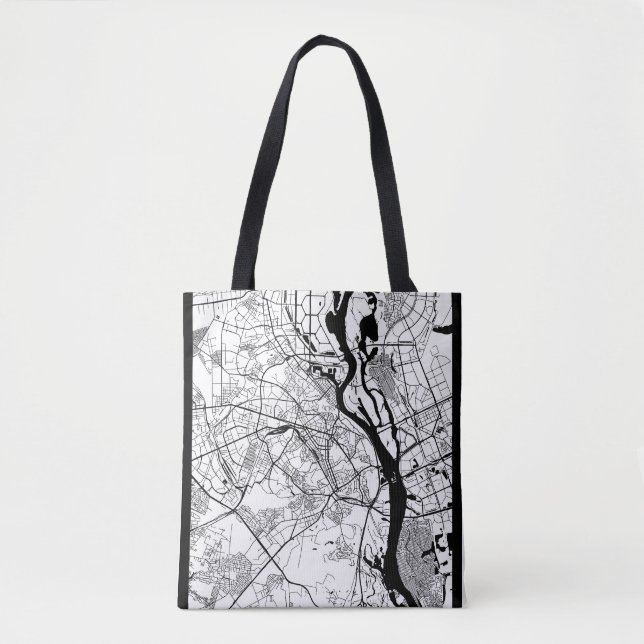 Kyiv Ukraine Map Tote Bag (Front)