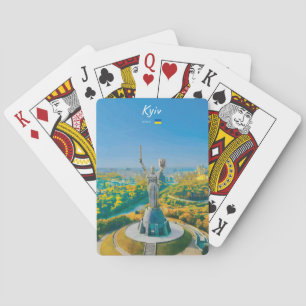 Kyiv, Ukraine - Mother Ukraine Monument Playing Cards