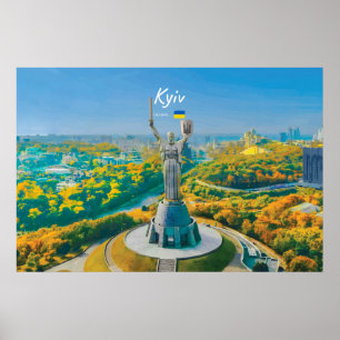 Kyiv, Ukraine - Mother Ukraine Monument Poster