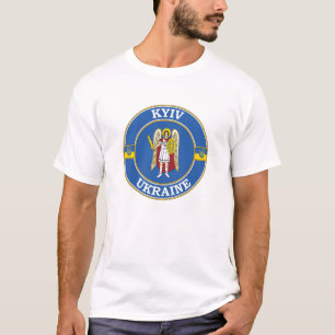 Kyiv Ukraine Round Circle Emblem T-Shirt