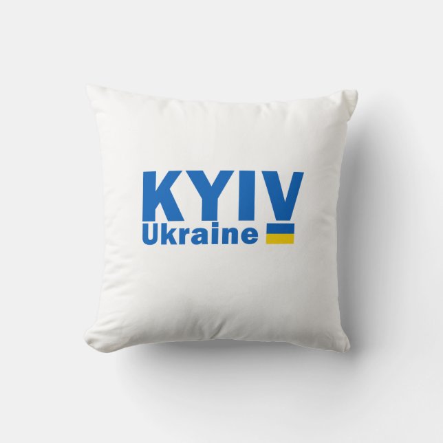 Kyiv, Ukraine Throw Pillow  (Front)