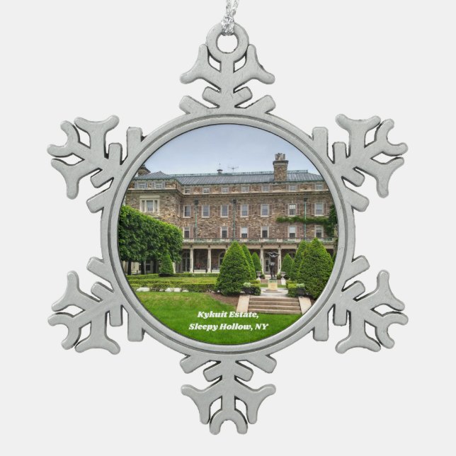 Kykuit Estate Snowflake Ornament (Front)