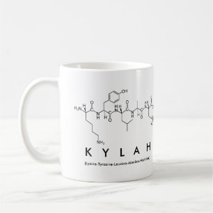 Kylah peptide name mug