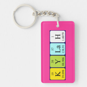 Kylah periodic table name keyring