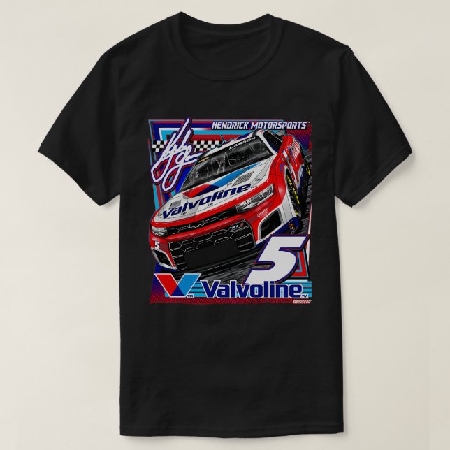 Kyle Larson Valvoline T-Shirt (Design Front)
