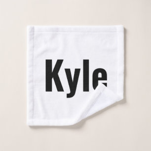 Kyle Mens Name, Wash Cloth