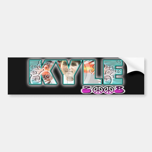 KYLE WILDSTYLE BUMPER STICKER (Front)