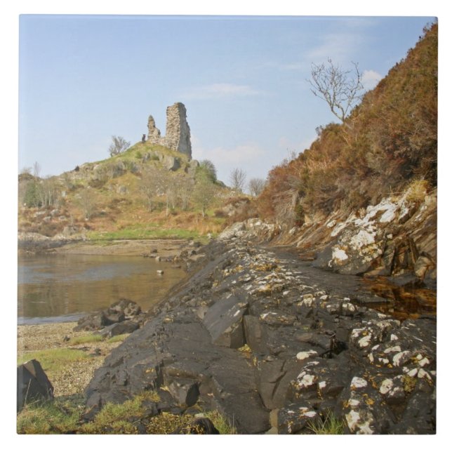 Kyleakin, Scotland. The ancient ruins of Tile (Front)