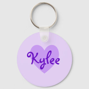 Kylee in Purple Key Ring
