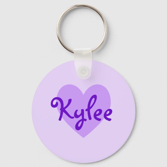 Kylee in Purple Key Ring (Front)