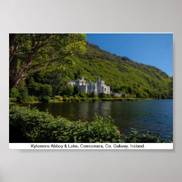 Kylemore Abbey, Connemara, Co. Galway Ireland Poster