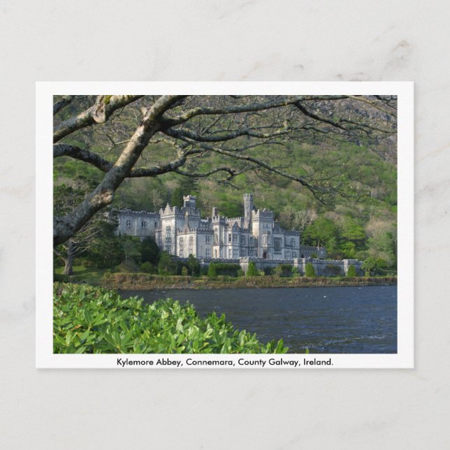 Kylemore Abbey, Connemara, Co. Galway Postcard (Front)