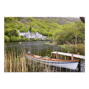 Kylemore Abbey, Ireland. Kylemore Abbey is Photo Print