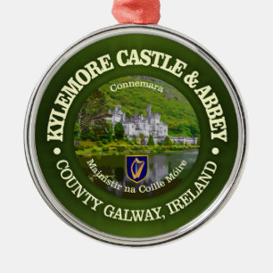 Kylemore Castle & Abbey (rd) Metal Tree Decoration