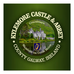 Kylemore Castle & Abbey (rd) Poster
