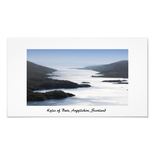 Kyles of Bute, Argyllshire, Scotland Photo Print (Front)