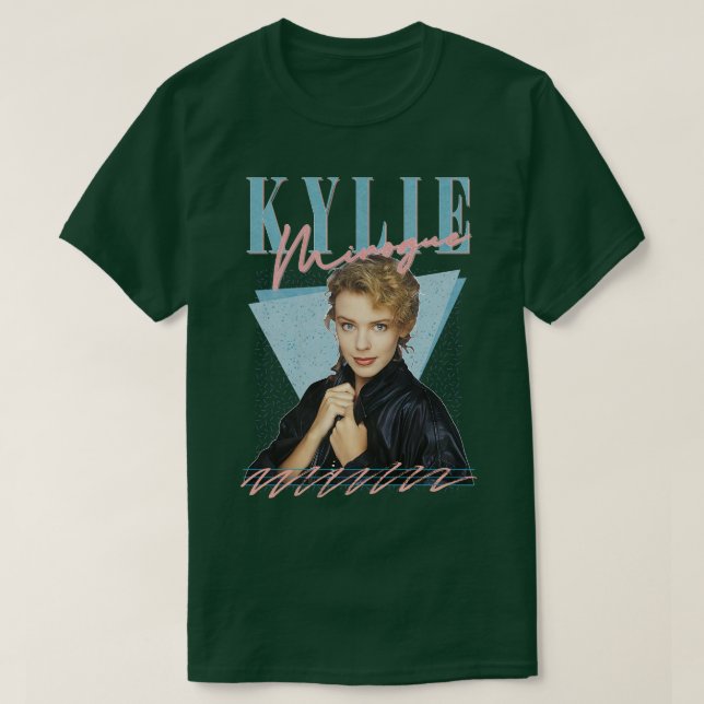 Kylie 80s Retro Fan Design 1 T-Shirt (Design Front)