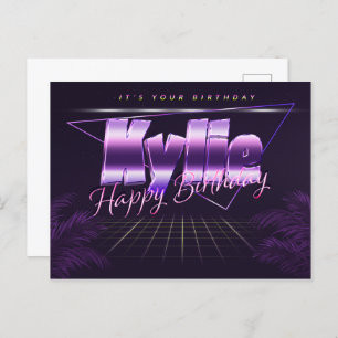 Kylie name first name pura postcard birthday