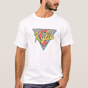 Kylie Name Retro Triangle Personalised Gift T-Shirt