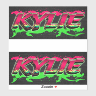Kylie Vorname Name Graffiti Aufkleber Sticker