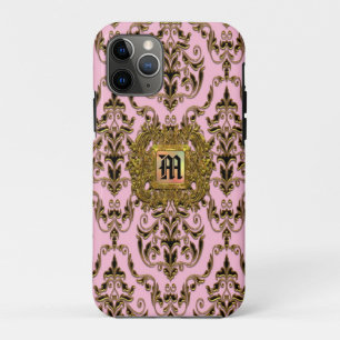 Kylsworth Damask Victorian Girl Monogram Case-Mate iPhone Case