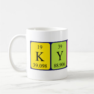Kyndal periodic table name mug