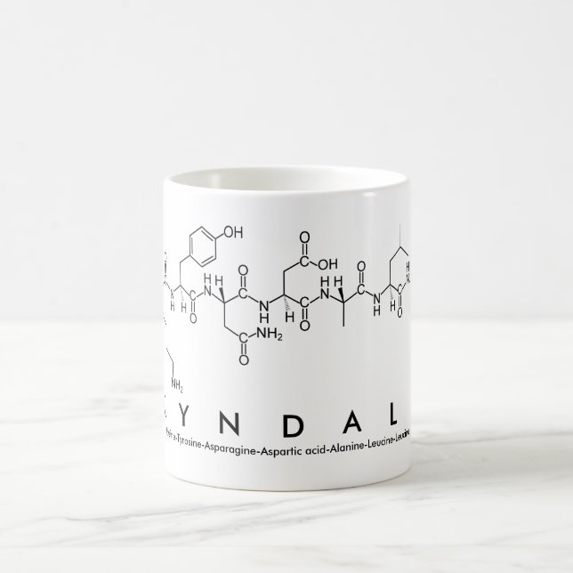 Kyndall peptide name mug (Center)