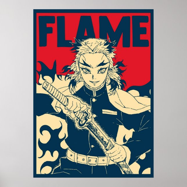 Kyojuro Rengoku Poster (Front)