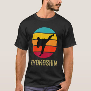 Kyokoshin Karate Vintage Sunset Martial Arts Styl T-Shirt