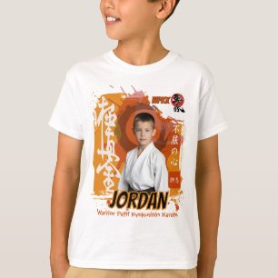 Kyokushin Dojo Photo Student Orange Belt Team T-Shirt